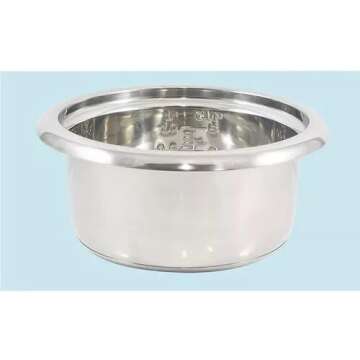 Elite Gourmet ERC2010B Electric Rice Cooker with Stainless Steel Inner Pot Makes Soups, Stews, Porridge's, Grains and Cereals, 10 cups cooked (5 Cups uncooked), Black