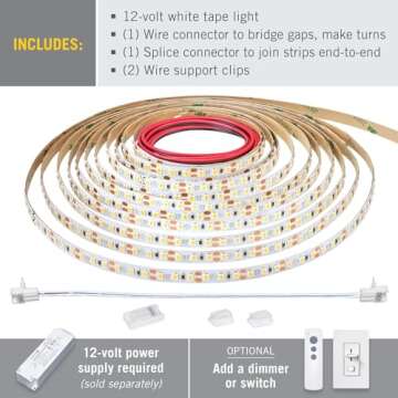 Armacost Lighting 153250 RibbonFlex PRO Series 120 LED/M LED Lights Tape, 32.8 ft, 4000K