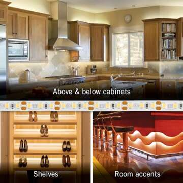 Armacost Lighting 153250 RibbonFlex PRO Series 120 LED/M LED Lights Tape, 32.8 ft, 4000K