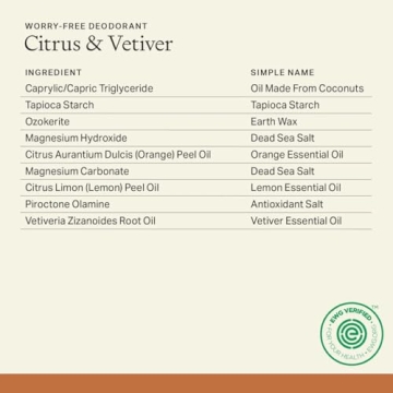 All Natural Deodorant - Sensitive Skin, 24Hr Odor Control