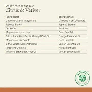 All Natural Deodorant - Sensitive Skin, 24Hr Odor Control