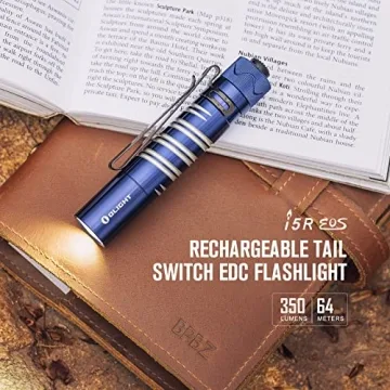 Compact OLIGHT I5R EOS 350 Lumens USB Rechargeable Flashlight