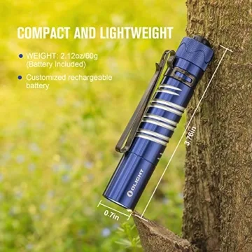 Compact OLIGHT I5R EOS 350 Lumens USB Rechargeable Flashlight