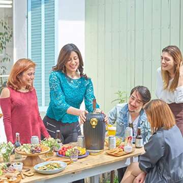 GREEN HOUSE COCKTAIL AND DRAFT BEER DISPENSER - Converts Any Type of Can, Bottle Beer or Juice into Beer Cocktail or Tap Draft Beer with Ultra Fine Foam to keep taste longer.