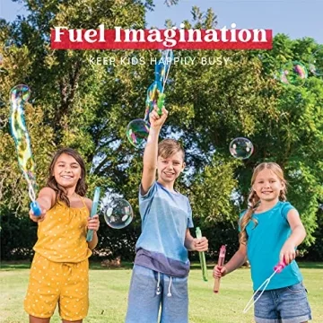 JOYIN 24 Pack Bubble Wands for Endless Outdoor Fun
