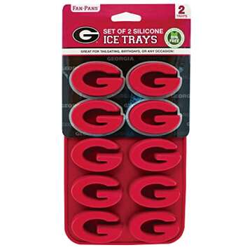 MasterPieces NCAA Georgia Bulldogs Ice Cube Tray (Set of 2)