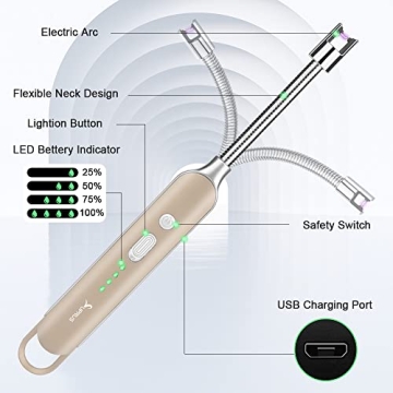 SUPRUS Rechargeable Arc Lighter for All Occasions