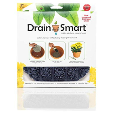 Drain Smart 9” 2-Pack 3D Mesh Drainage Discs - Enhance Plant Health, Perfect for Indoor/Outdoor Ga...