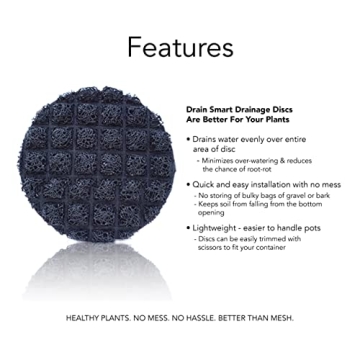 Drain Smart 3D Mesh Drainage Discs for Healthy Plants