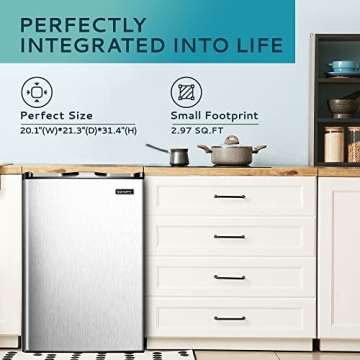 Buy EUHOMY Compact 3.0 Cu.Ft Freezer for Home