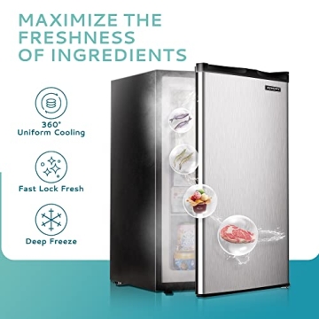 Buy EUHOMY Compact 3.0 Cu.Ft Freezer for Home