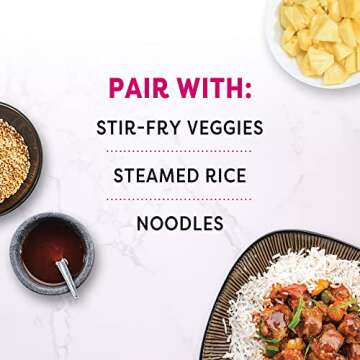 Gardein Sweet & Sour Plant-Based Porkless Bites, Vegan, Frozen, 10.5 oz.