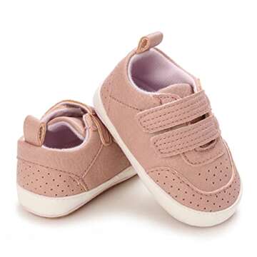E-FAK Baby Shoes Non-Slip Sneakers for Infants in Pink