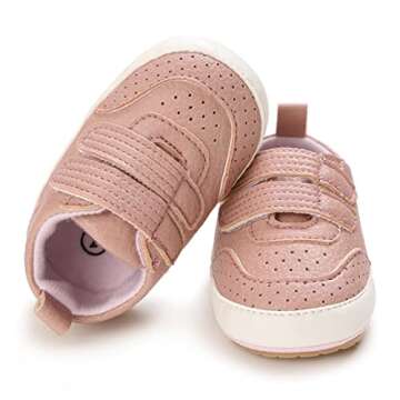 E-FAK Baby Shoes Non-Slip Sneakers for Infants in Pink