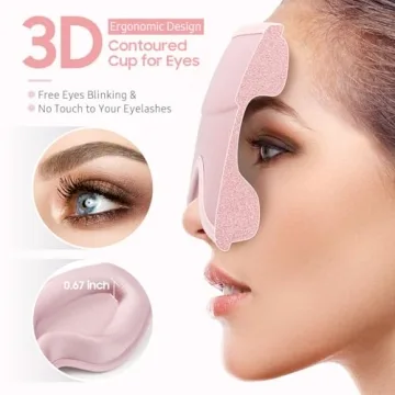 BeHoomi Sleep Mask - Total Blackout, Premium Comfort