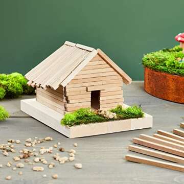 Bright Creations 25-Pack Unfinished Square Hardwood Dowels for Crafts, DIY, and Supplies (1/4 x 12 I...