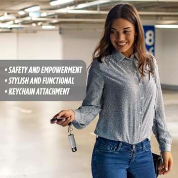 Guard Dog Security Bling it On Pepper Spray Keychain with Safety Twist Top Mini and Easy Carry Lightweight and Fashionable Maximum Police Strength OC Spray 16 Feet Range 0.5 fl oz