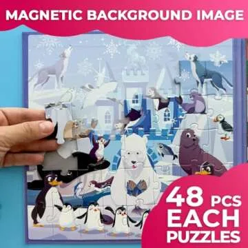 QUOKKA Magnetic Toddler Puzzles - Fun & Learning for Kids