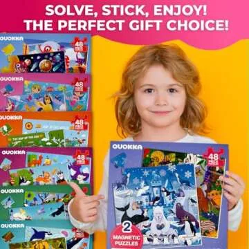 QUOKKA Magnetic Toddler Puzzles - Fun & Learning for Kids