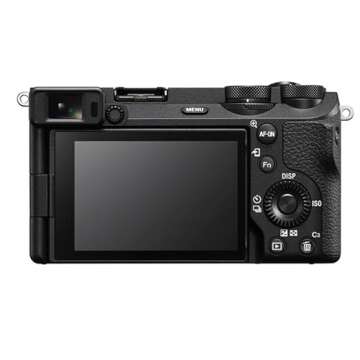 Sony a6700 Mirrorless Camera (Body) | 26MP | 2pc 64GB Extreme Memory, LED Video Light, Extra Battery, Editing Software and Tripod Bundle, compact, Black