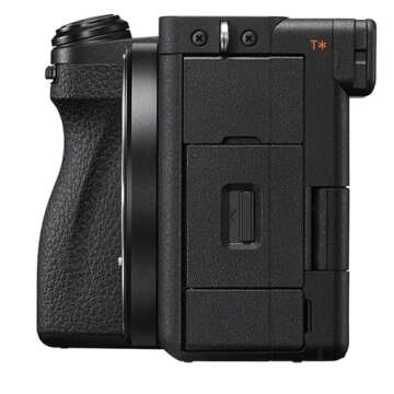 Sony a6700 Mirrorless Camera (Body) | 26MP | 2pc 64GB Extreme Memory, LED Video Light, Extra Battery, Editing Software and Tripod Bundle, compact, Black