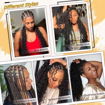 Premium Bohemian Braids Human Hair for Styling