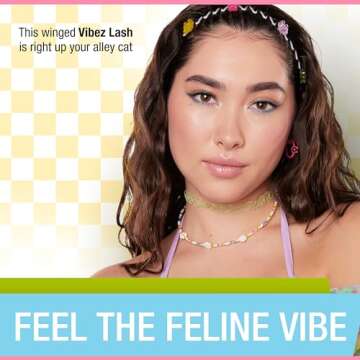 Ardell Winks Be Yourself Lashes - Vibez Style, Bold & Expressive Black Strip Lashes, Dramatic Look, ...