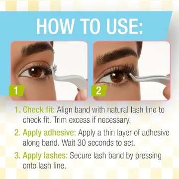 Ardell Winks Be Yourself Lashes - Vibez Style, Bold & Expressive Black Strip Lashes, Dramatic Look, False Eyelashes, 4-Pack