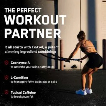 SteelFit Abs of Steel Maximum Definition Cream - Skin Tightening, Toning & Firming Lotion for Sculpting Abs - L-Carnitine Pre & Post Workout Supplement for Men & Women - Non-Greasy Formula, 3.4 Ounces