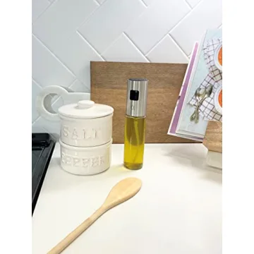 Mud Pie Salt & Pepper Cellar Set - Stylish Kitchen Accessory