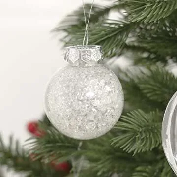 MoonXmas 32Pcs Shatterproof Christmas Ornaments