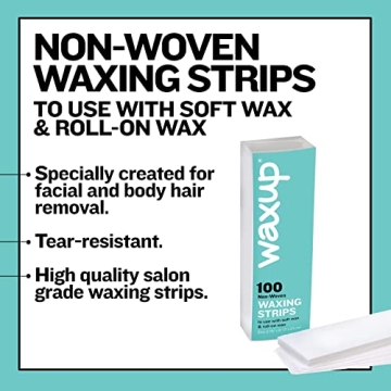 waxup Non-Woven Wax Strips for Hair Removal at Home