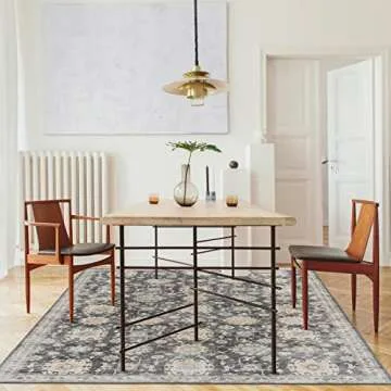 ReaLife Machine Washable Area Rug for Home Decor