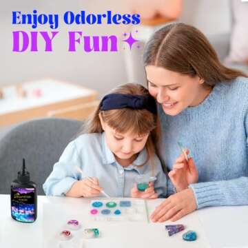 Bsrezn UV Resin Kit: Quick Curing for Crafting Gems