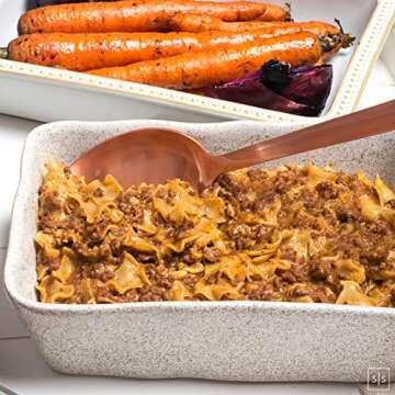 Rose Gold Kitchen Utensils -Sturdy Copper Utensils Set Includes: Copper Ladle, Copper Spoon, Skimmer & Turner- Rose Gold Kitchen Accessories & Copper Kitchen Accessories, Rose Gold Serving Utensils…