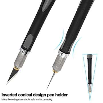 Premium EHDIS Precision Hobby Knife Set with 10 Blades