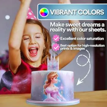 paper2eat Premium Frosting Sheets - 96 Count Edible Icing