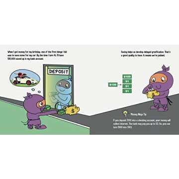 Money Ninja: A Children's Book About Saving, Investing, and Donating (Ninja Life Hacks)