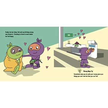 Money Ninja: A Children's Book About Saving, Investing, and Donating (Ninja Life Hacks)