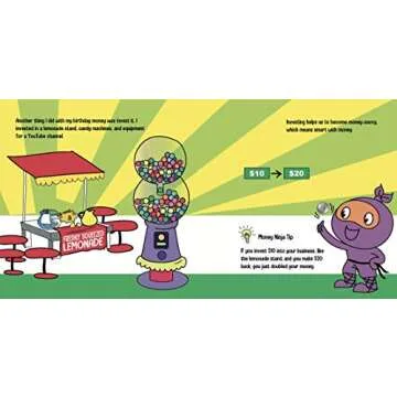 Money Ninja: A Children's Book About Saving, Investing, and Donating (Ninja Life Hacks)