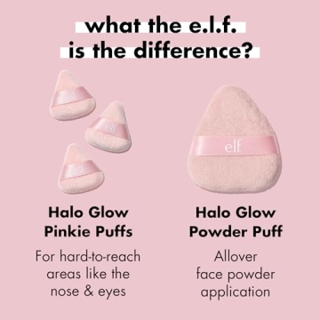 e.l.f. Halo Glow Pinkie Puffs for Precision Makeup