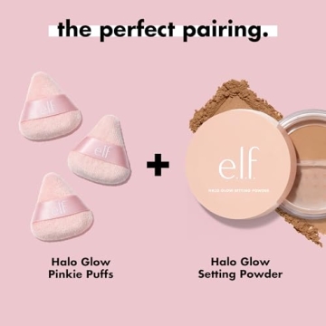e.l.f. Halo Glow Pinkie Puffs for Precision Makeup