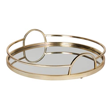 Elegant Kate and Laurel Naples Gold Decorative Tray