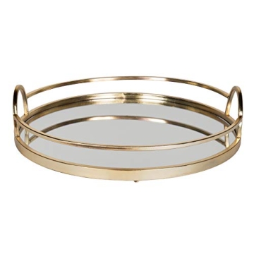 Elegant Kate and Laurel Naples Gold Decorative Tray