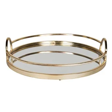 Elegant Kate and Laurel Naples Gold Decorative Tray