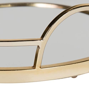 Elegant Kate and Laurel Naples Gold Decorative Tray