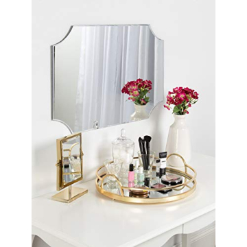 Elegant Kate and Laurel Naples Gold Decorative Tray