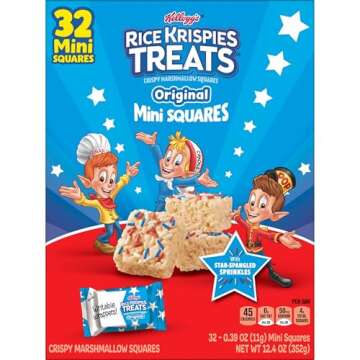 Rice Krispies Treats Mini Marshmallow Squares for Summer Fun