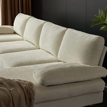 Karl Home 110" U-Shape Convertible Sectional Sofa Couch