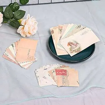 360 Sheets Vintage Scrapbooking Supplies Kit, 6 Sets Travel Journals Supplies Aesthetic Retro Decorative Stationery Paper, Floral Old Time Memory Plant Sheet DIY Art Project Materials